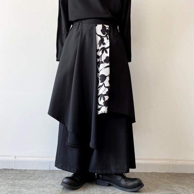 【之】★ズボン★ブラック メンズ 中国ファッション カジュアルパンツ 秋冬コーデ kore