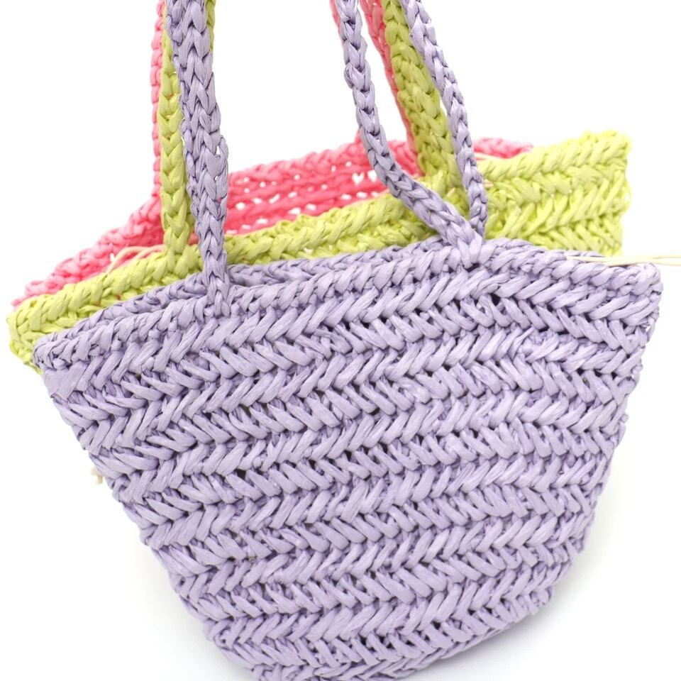 3color / カラーリングペーパーミニトートバッグ