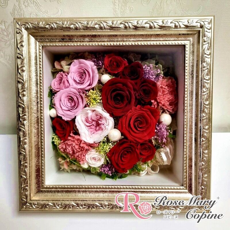 送料無料】プリザーブドフラワー 時計 花時計 ギフト プレゼント