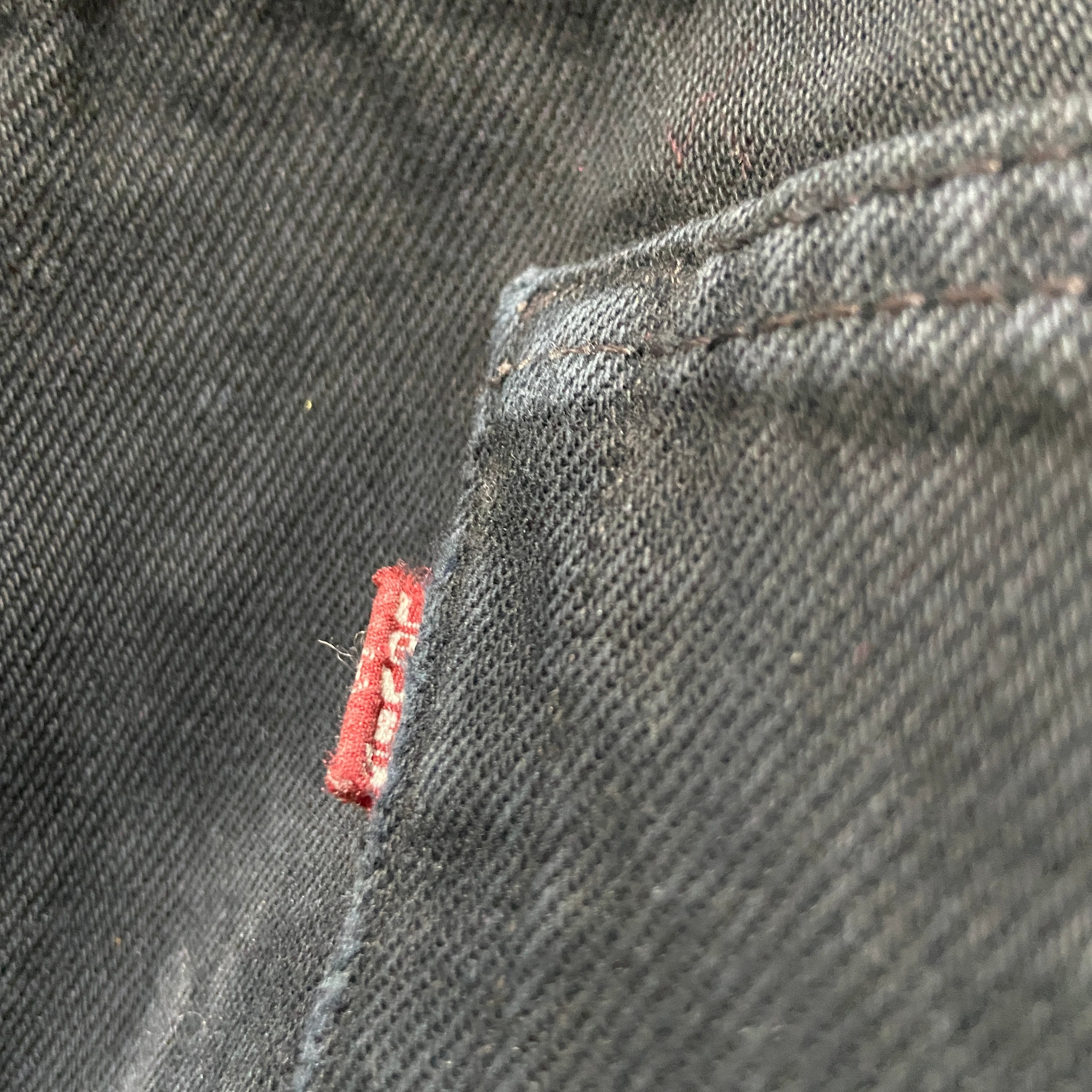 送料無料』Levi's リーバイス 501 ブラックデニムパンツ 後染め 90s