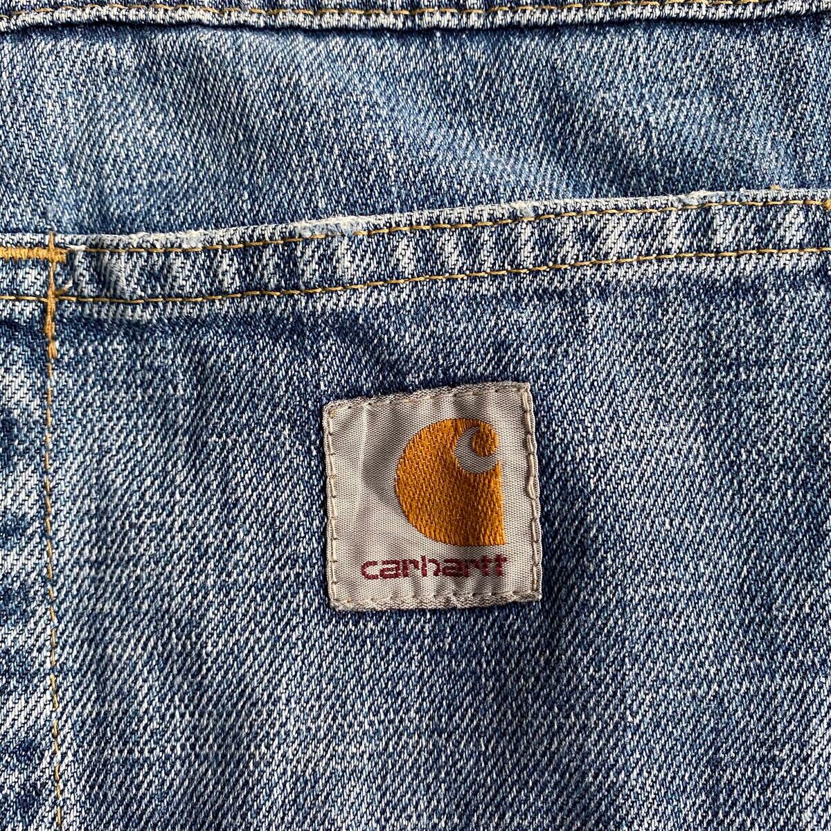 訳あり特価 チュニジア製 Carhartt カーハート ブーツカット デニム