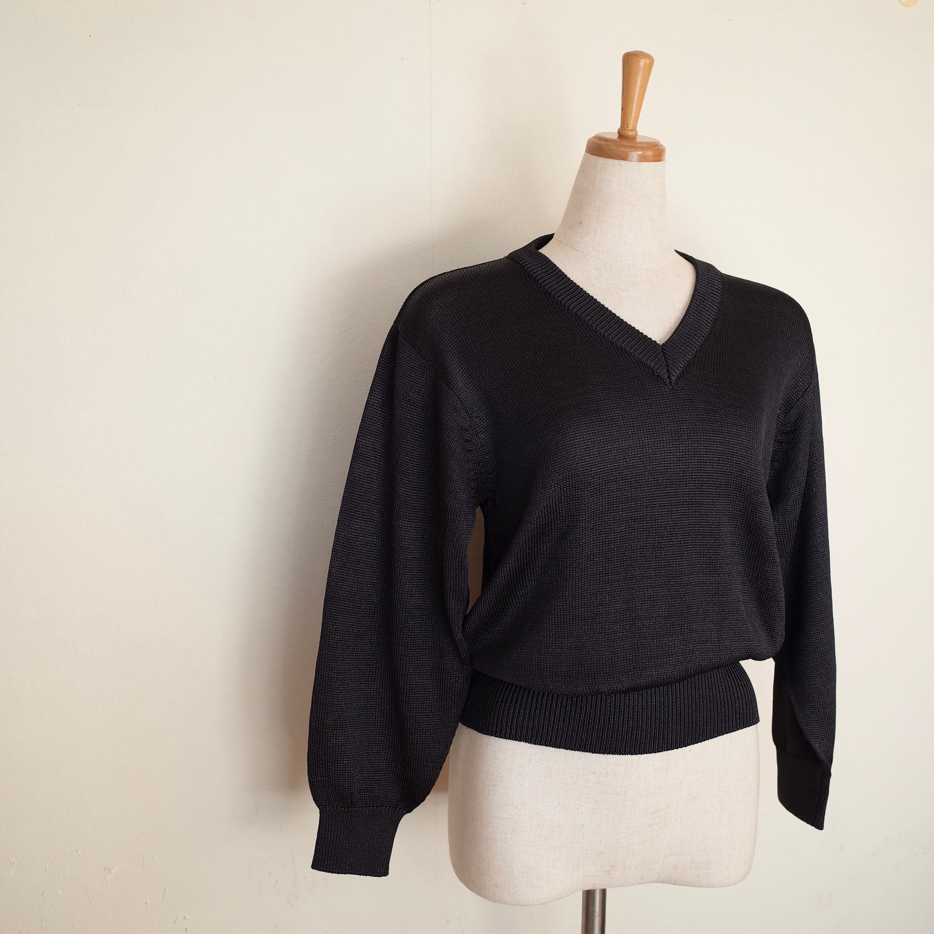 Silk v neck sweater