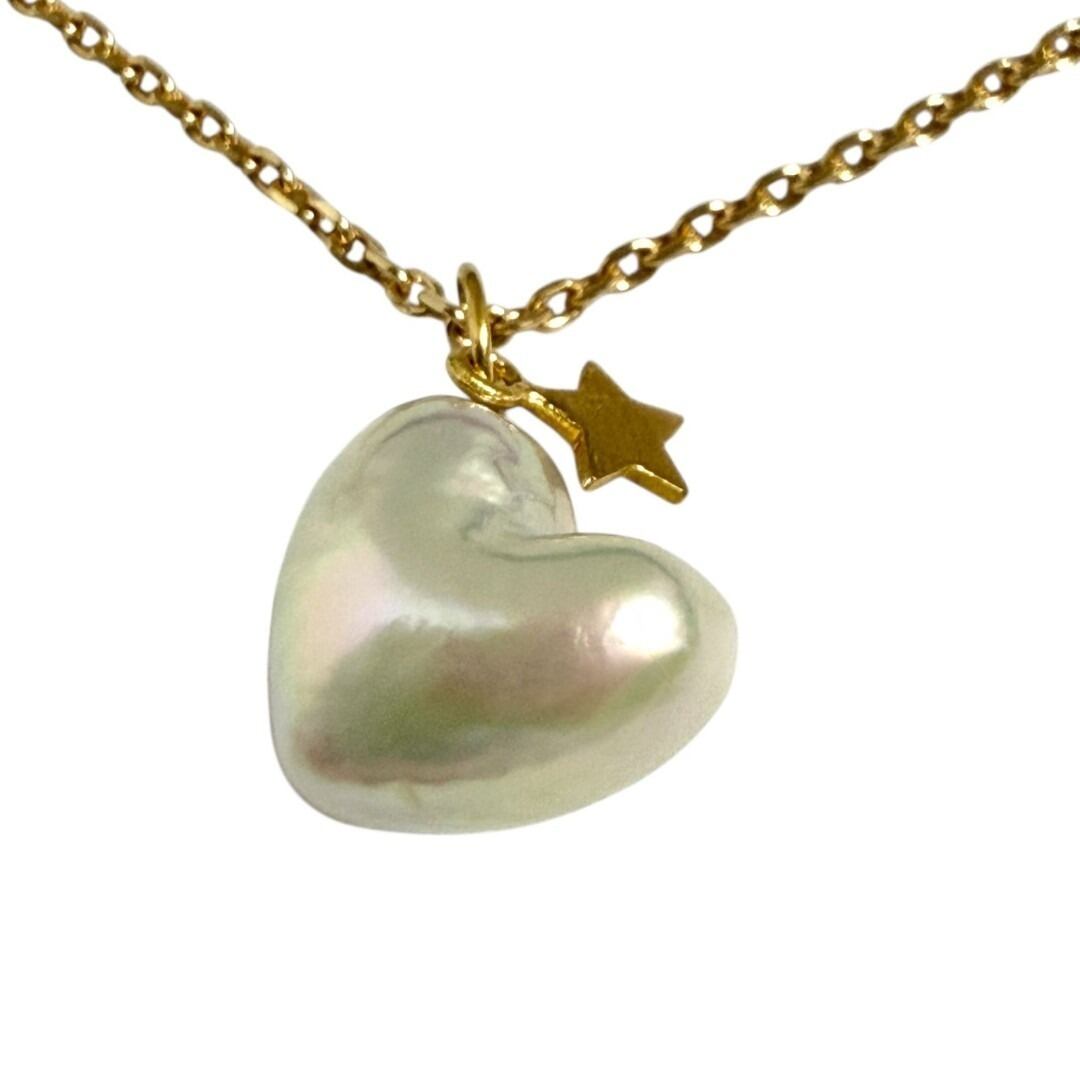 タサキ MHT ペンダント ネックレス K18 K22 ゴールド パール ハート
