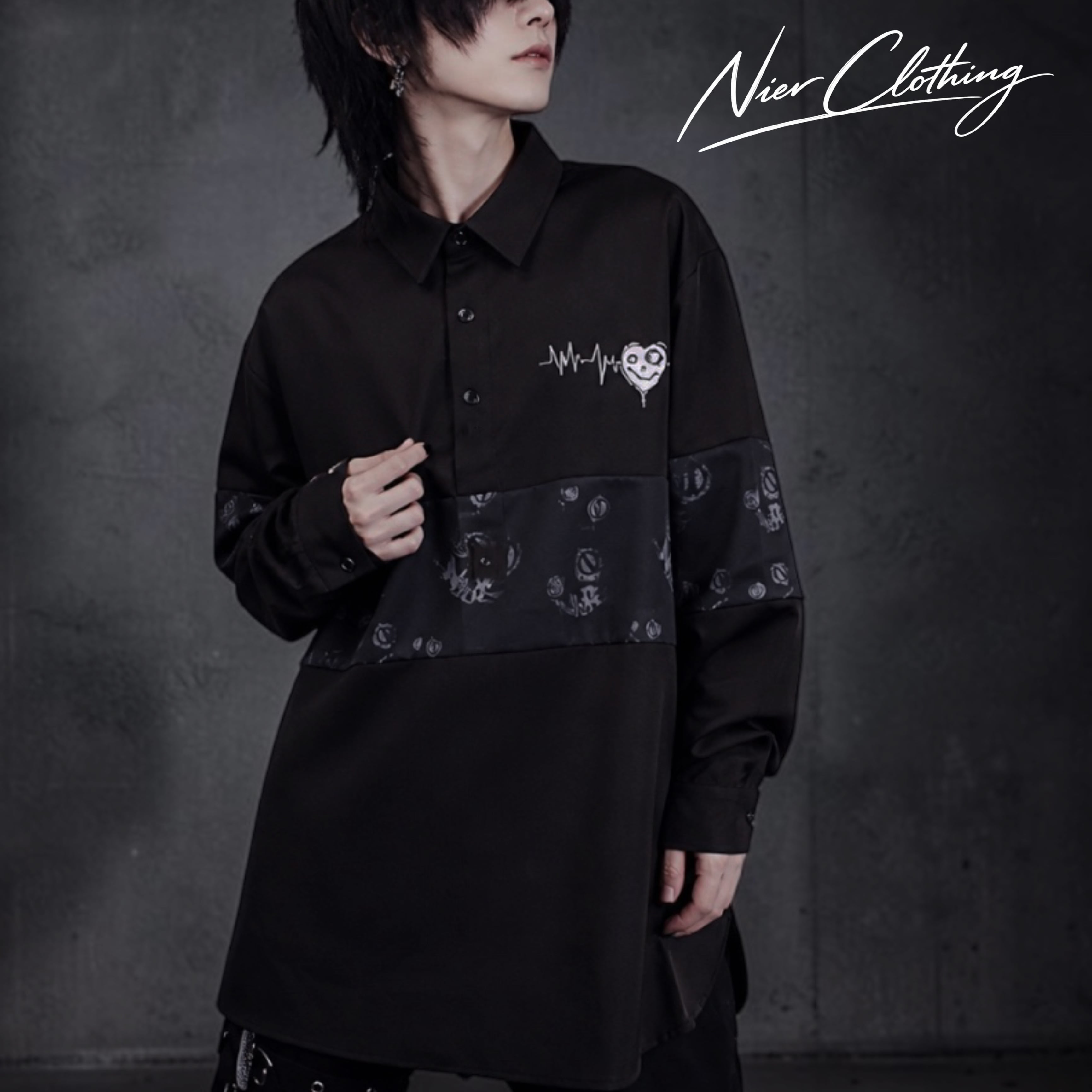 ブロッキングプルオーバーシャツ【FACE】 | NIER CLOTHING