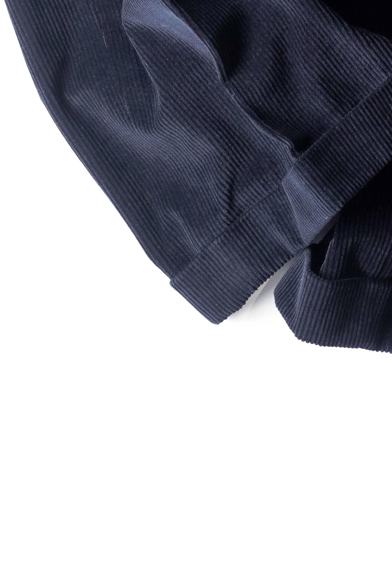 90's “ARNYS PARIS” Cotton-Cashmere Black Corduroy Trousers Made in