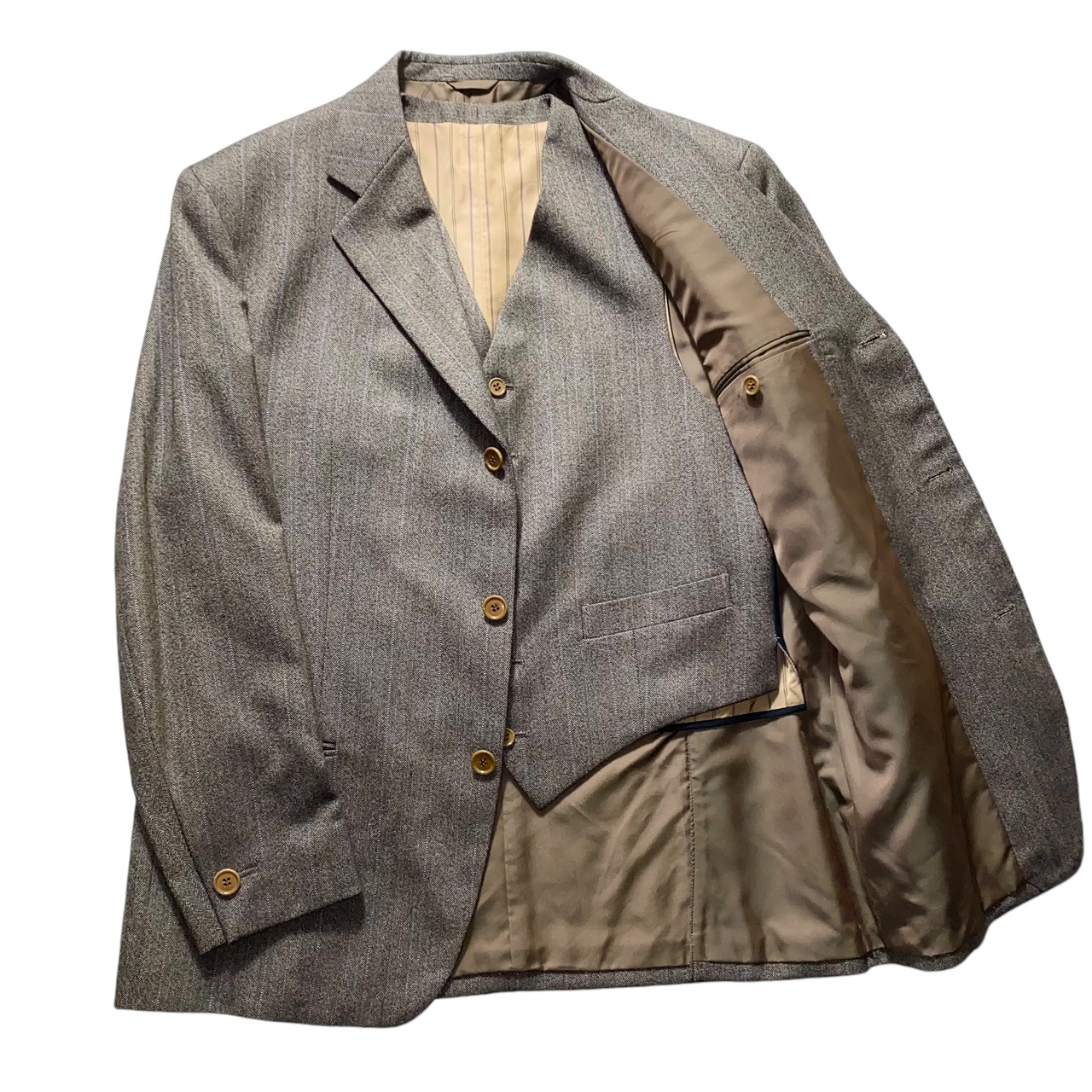 vintage ROMEO GIGLI tweed 3-pieces set-up