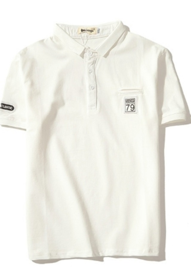 ポロシャツ メンズ 白 半袖 おしゃれ 速乾性 ｌサイズ シノディスカントセンター