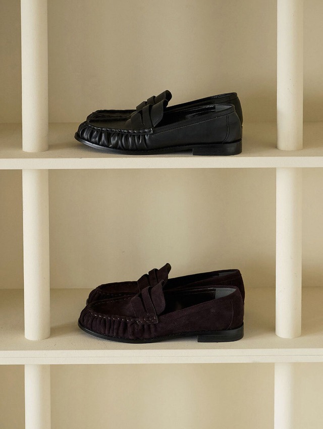 anuke（アンヌーク） Gather Loafers