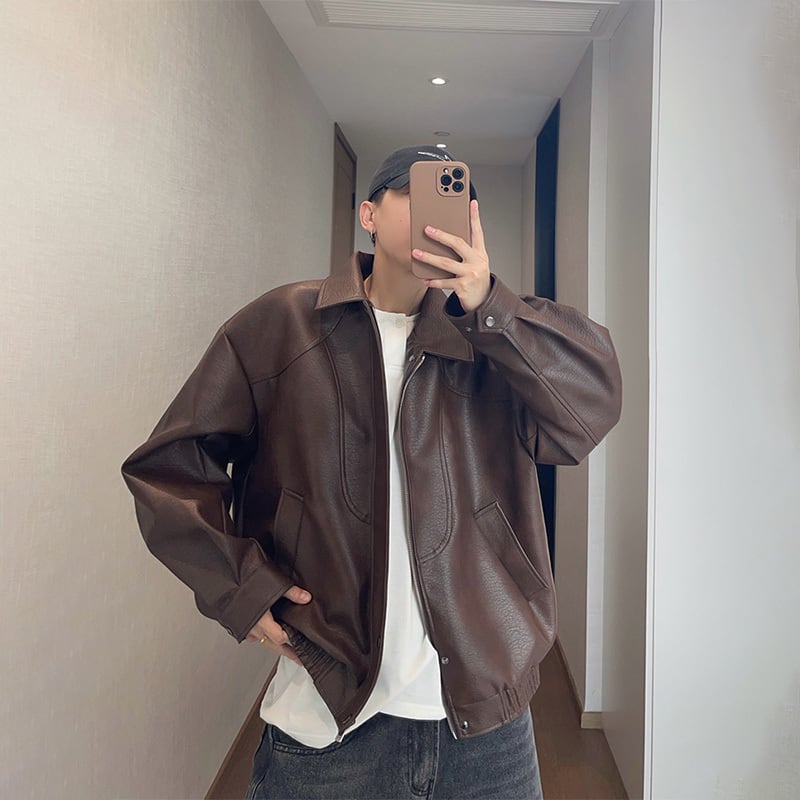 dannyandzeeパッチワークレザージャケット | mblueshop