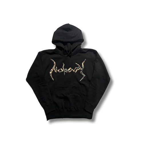 NOBODY CAMO LOGO HOODIE SWEAT