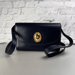 DIOR ディオール レザー ショルダーバッグ 黒 A-13644
