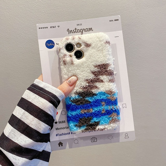 マルチカラーデザイン ボアコーティング ハードシェル iPhoneケース ヘリテージ TA00283