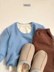 〖取寄〗韓国子供服 / 26winter / Digreen / ディープUネックトレーナー / キッズ / 冬服 *S~2XL*