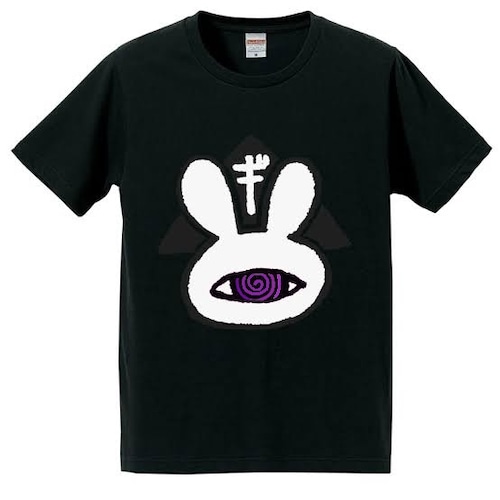 ギロチンさんT-shirt【紫眼】【白】