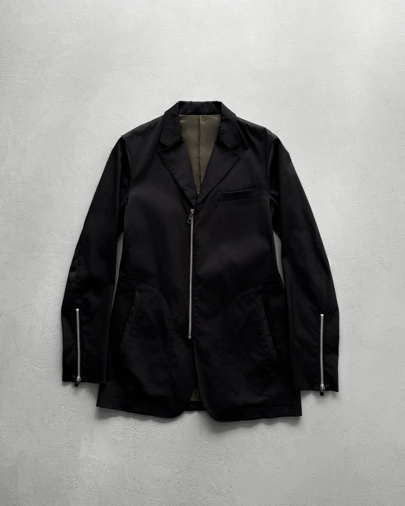 F/W1999 Jean Paul Gaultier Homme - biker style zip tailored jacket