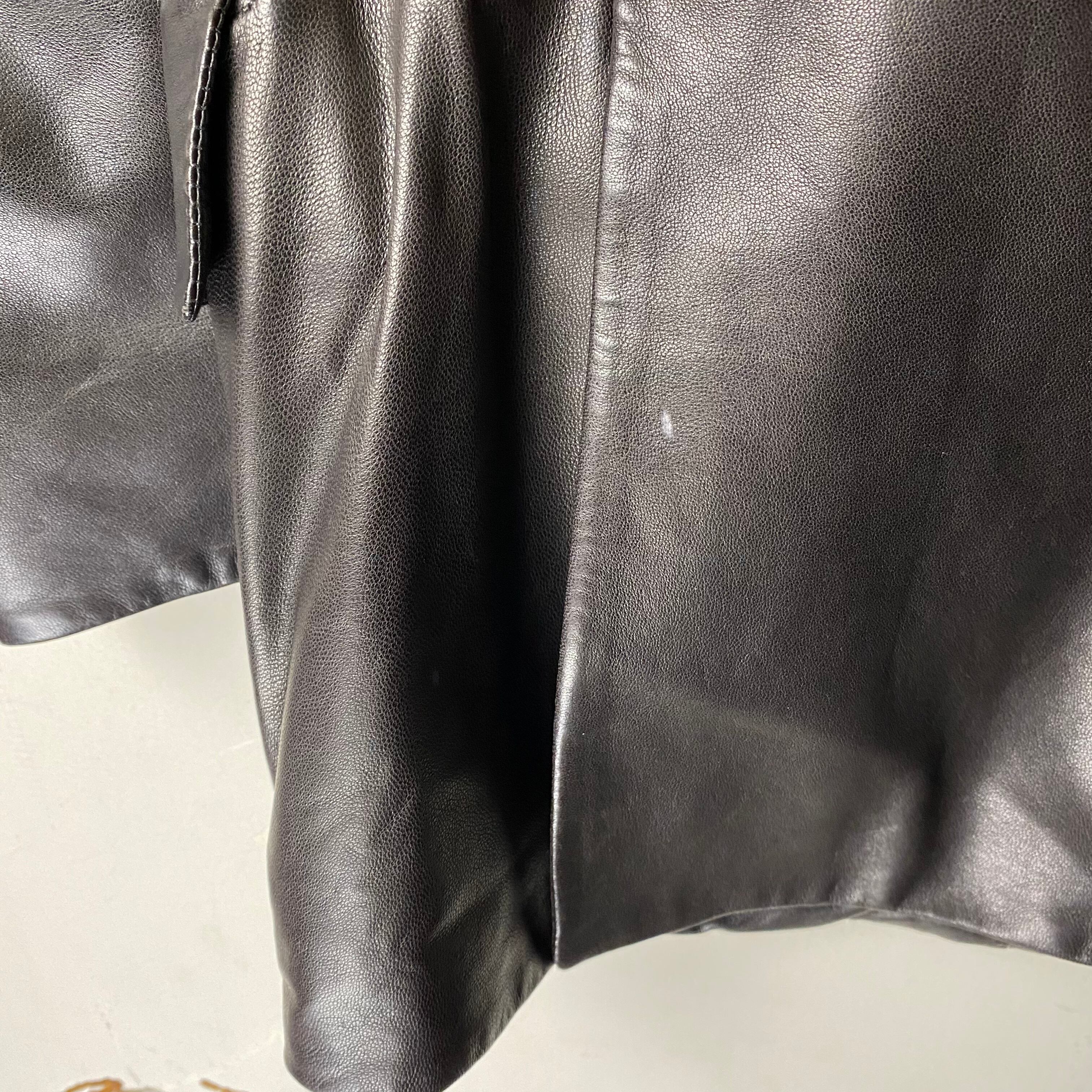 GUCCI by Tom Ford leather tailored jacket | NOIR ONLINE