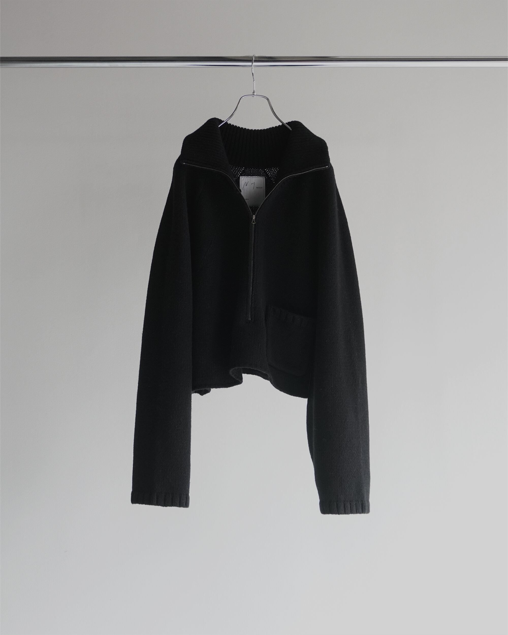 Ancellm / SHORT LENGTH HALFZIP KNIT / ANC-KN08 / アンセルム 