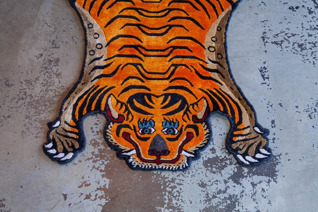 Tibetan Tiger Rug 《Sサイズ•シルク012》チベタンタイガーラグ