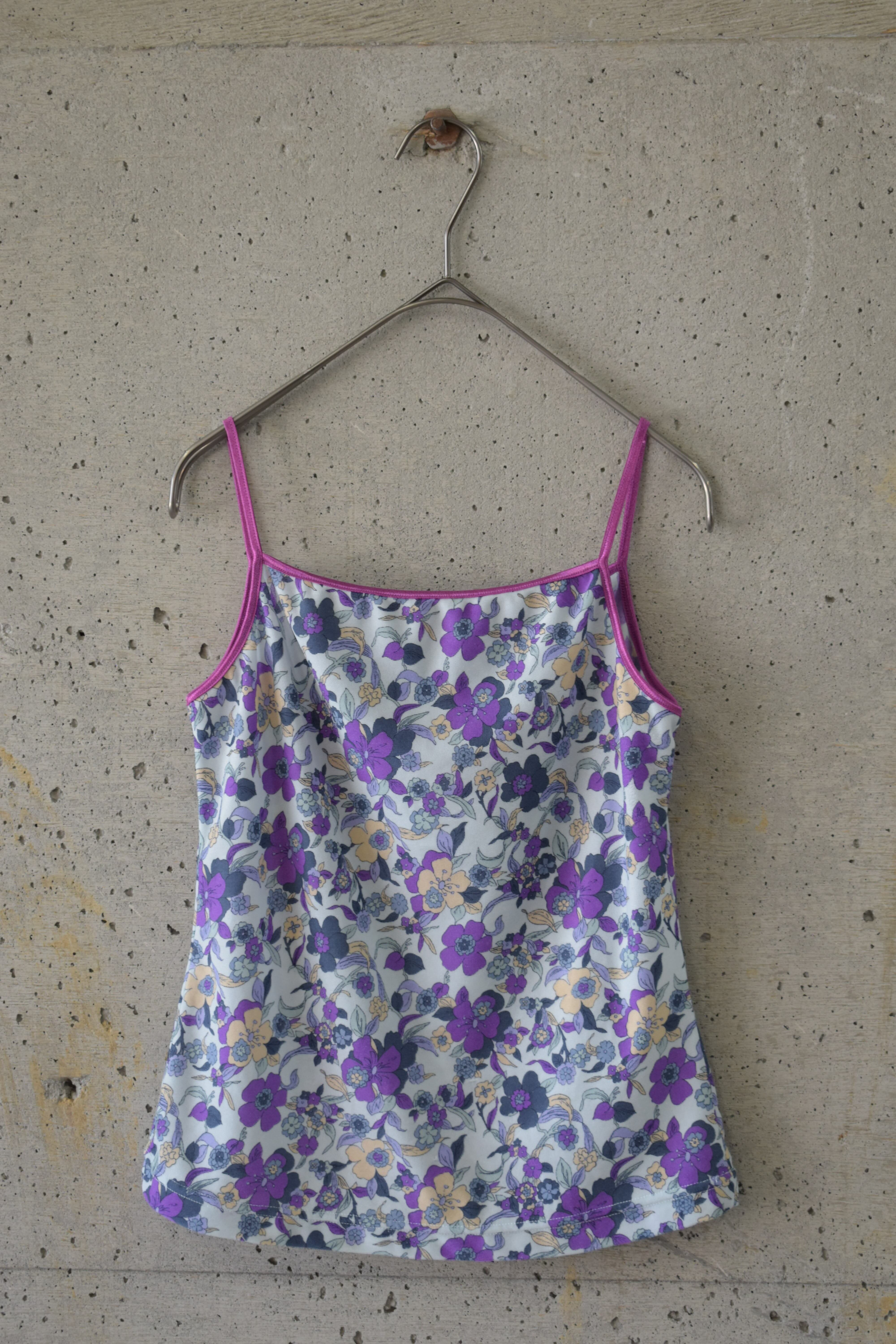 Retro floral camisole