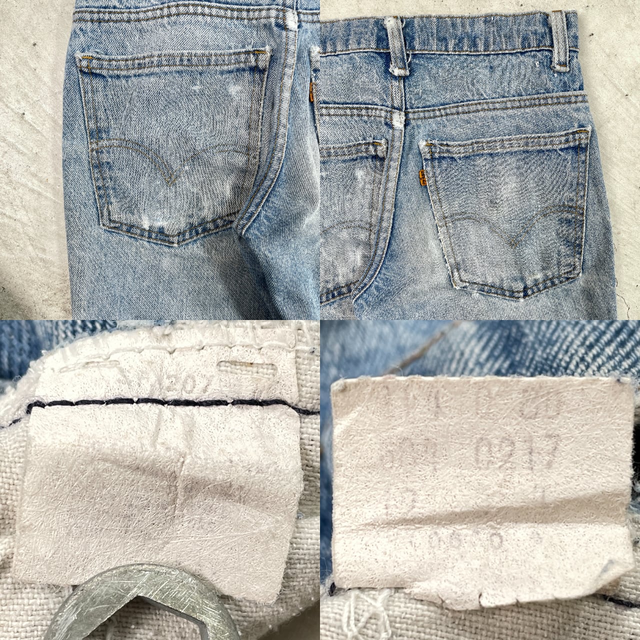 80年代 Levi's リーバイス 684 0217 ビッグベル フレアデニムパンツ