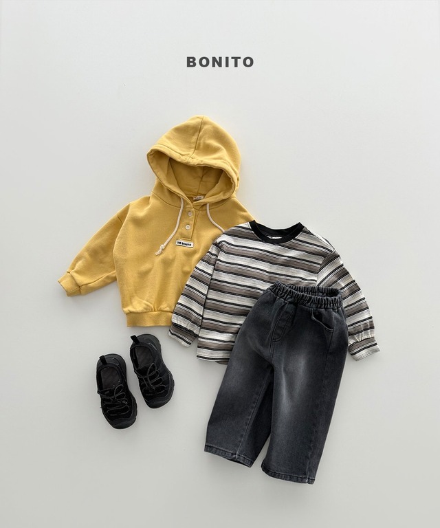《予約》送料無料【BONITO】Brush Denim Pants