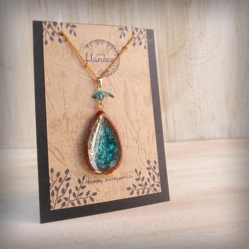 陶器ネックレス  みずたまりno.6 しずく