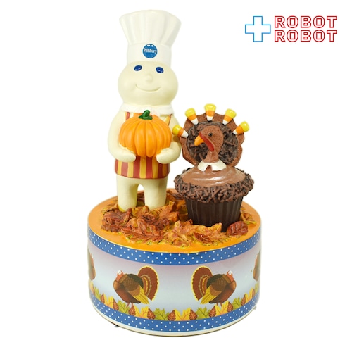 ピルズベリー ポッピンフレッシュ ドゥボーイ サンクスギビング オルゴール フィギュアリン 2013 企業物