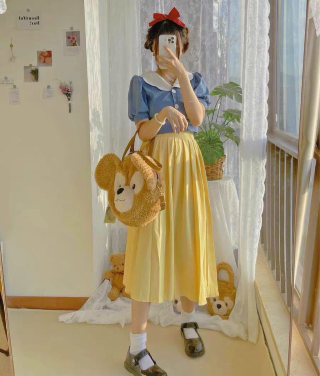 ディズニー 白雪姫 私服風 ワンピース ドレス Dハロ コスプレ 仮装 