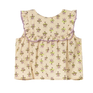 ＜COZMO＞Baby&Kids Blouse Ari インディアン フラワー プリント ブラウス