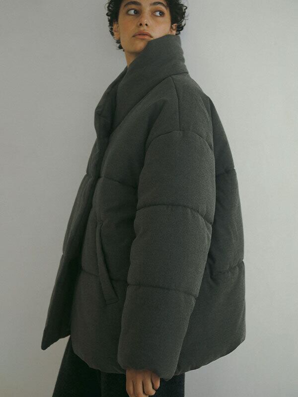 ETRE TOKYO(エトレトウキョウ) ストールカラーパディングコート