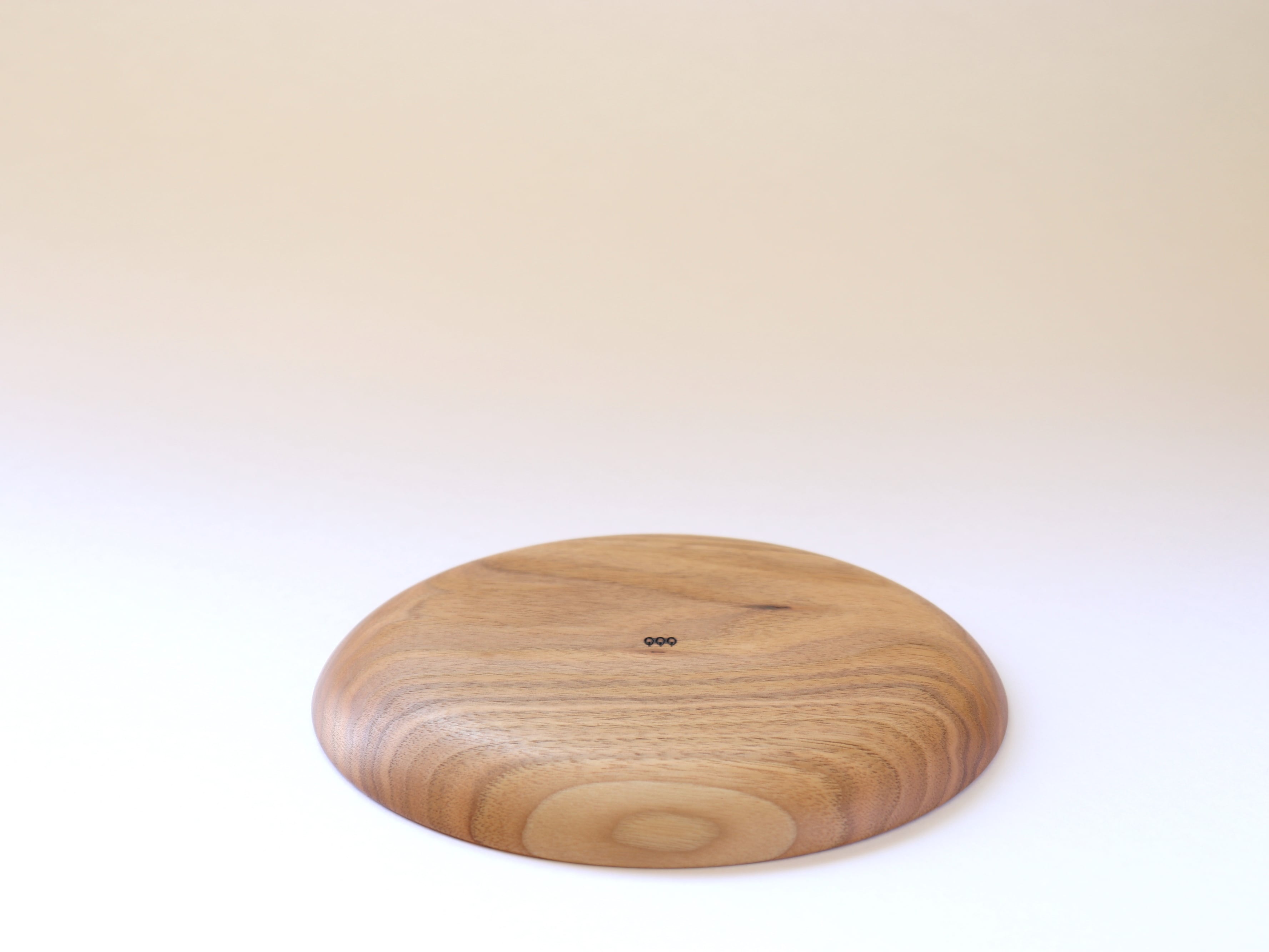 18cm 中皿 (定番のお皿) | 工房 十勝の木のうつわ web shop