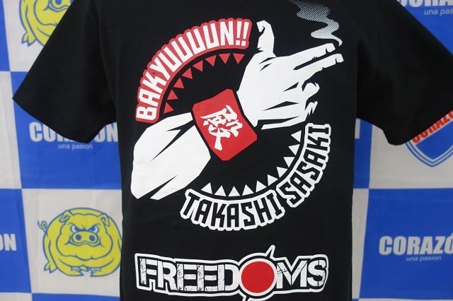 佐々木貴✖️CORAZON『バキューン』Tシャツ | コラソンプロレス