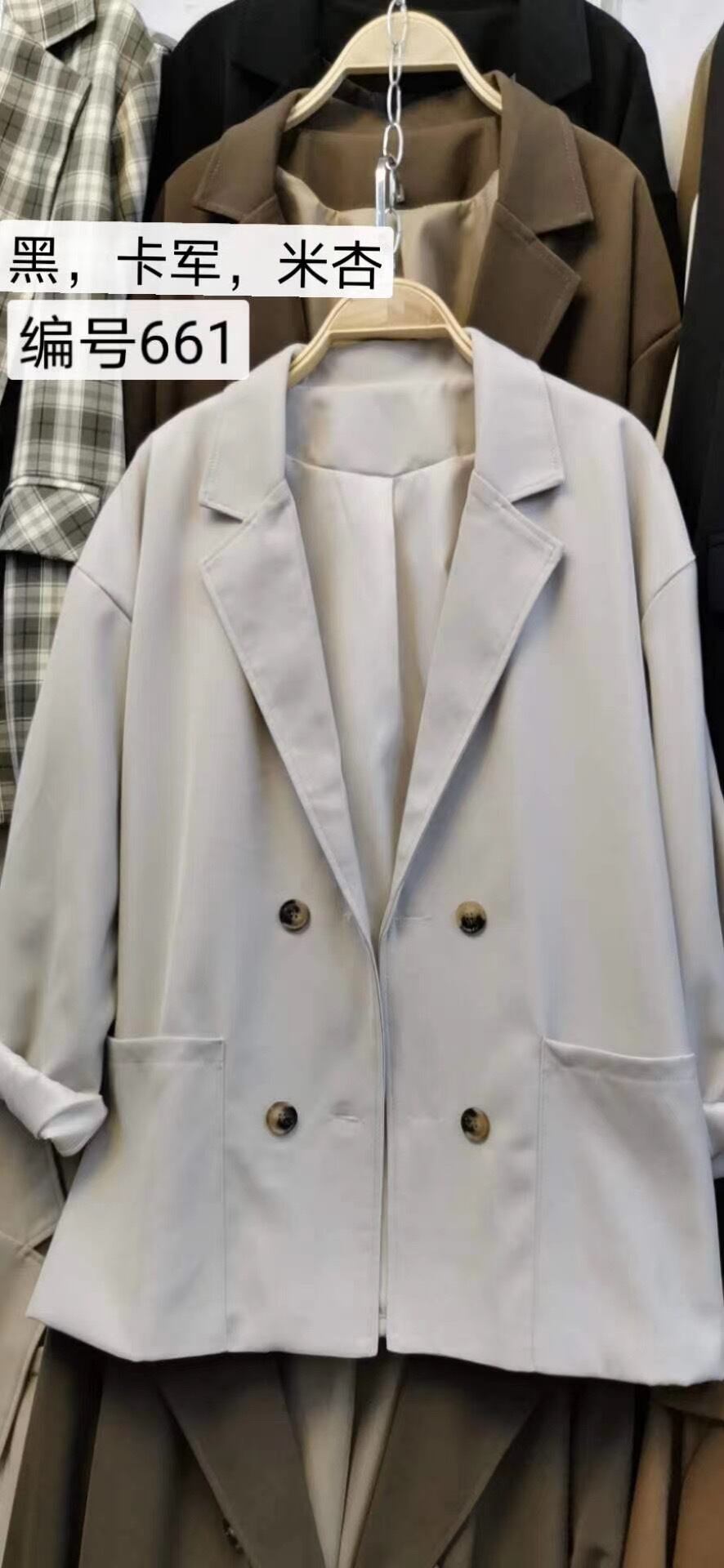 ノッチドラペルカラージャケット