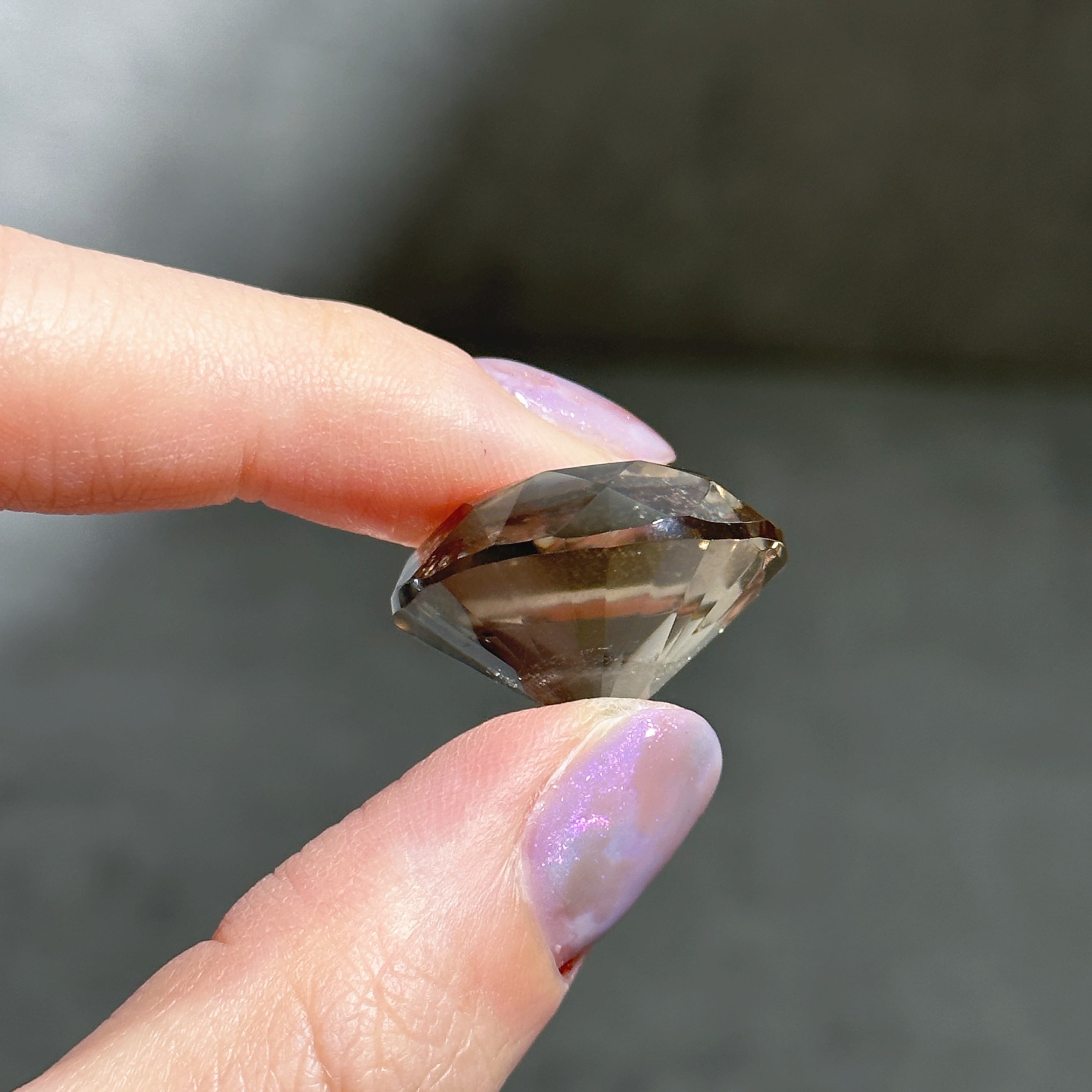 シトリン（黄水晶） ミニダイヤモンドカット13◇ Citrine ◇ 天然石