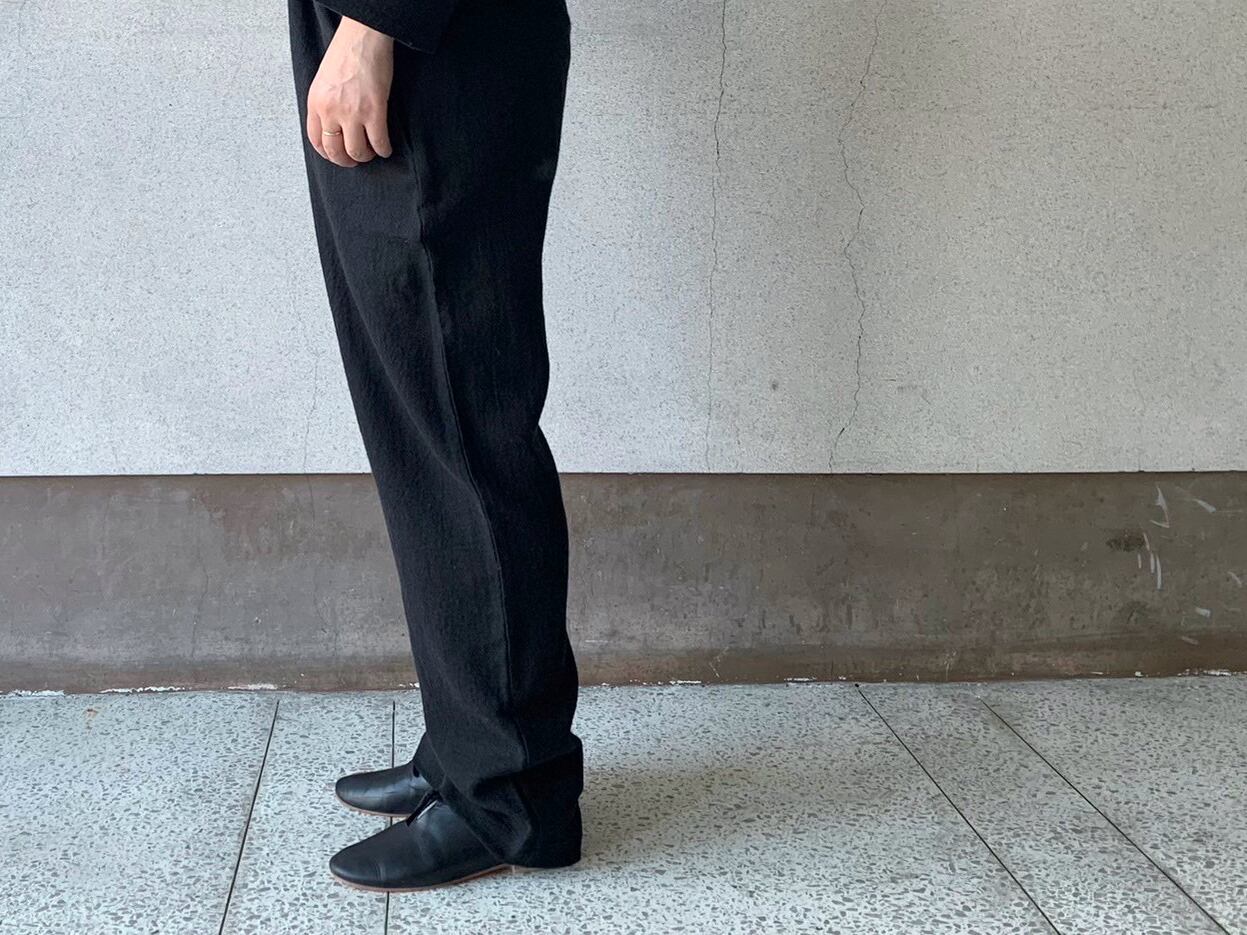 COSMIC WONDER】 Old linen wool twill wrapped pants/ 20CW11124-1