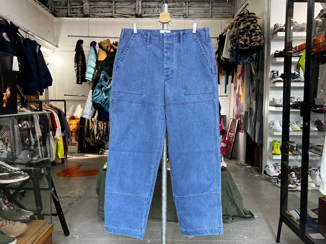 UNION × J.CREW WORK PANT VINTAGE BLUE 34 35272