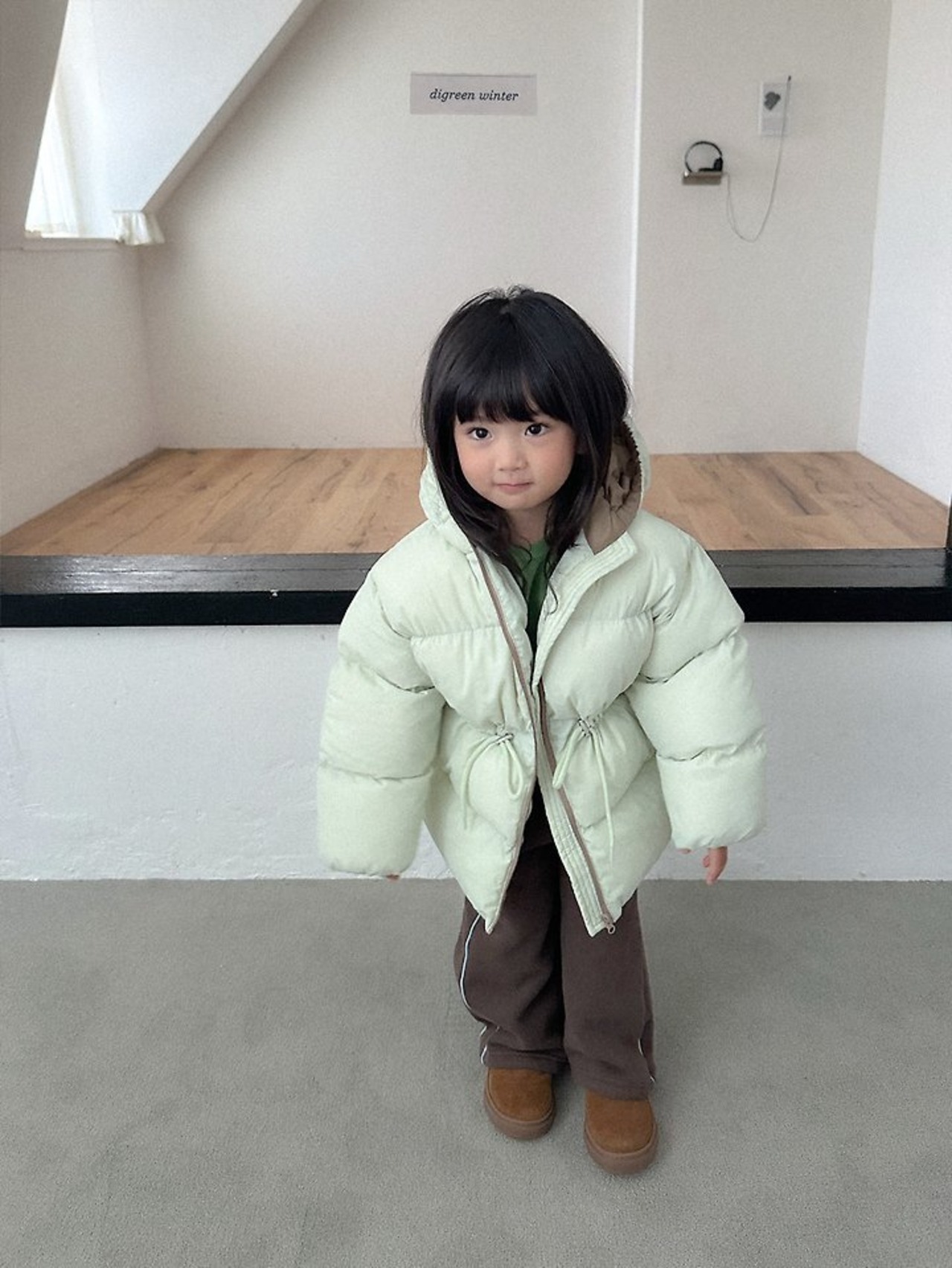 〖取寄〗韓国子供服 / 26winter / Digreen / ポル配色パディング / キッズ / 冬服 *S~2XL*