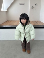 〖取寄〗韓国子供服 / 26winter / Digreen / ポル配色パディング / キッズ / 冬服 *S~2XL*