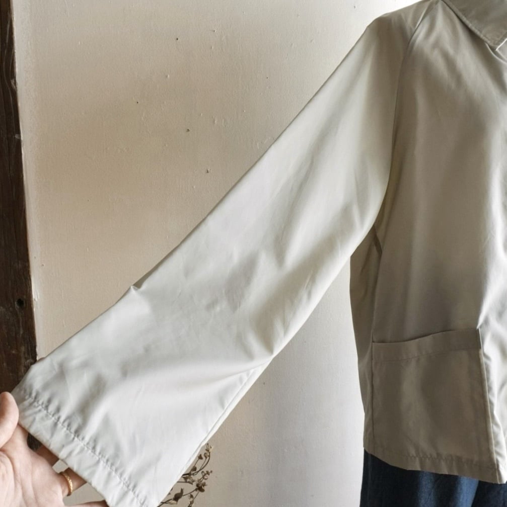 90s made in USA coach jacket/ヴィンテージグレージュのコーチ