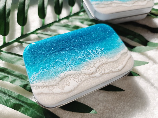 208.オーシャンレジンアート ピルケース