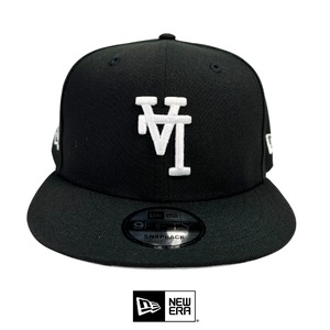NEW ERA USA 「"LA" Up Side Down 6 Panel BB Cap Black×White」
