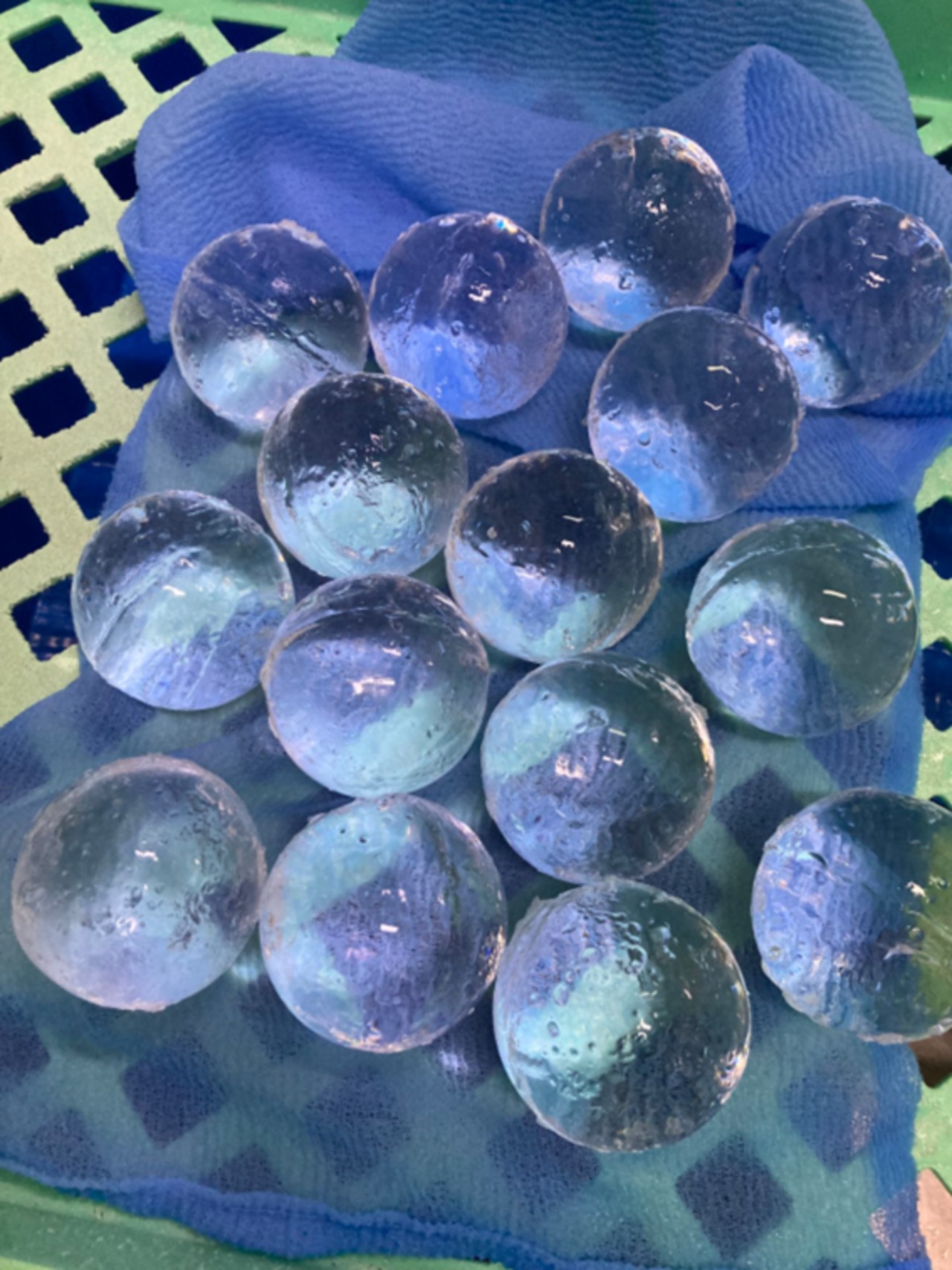 純氷さがん氷　獅子の珠玉10袋入り　丸氷