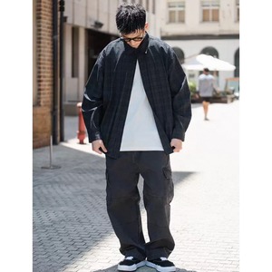 Back pleat oversized shirt 1320