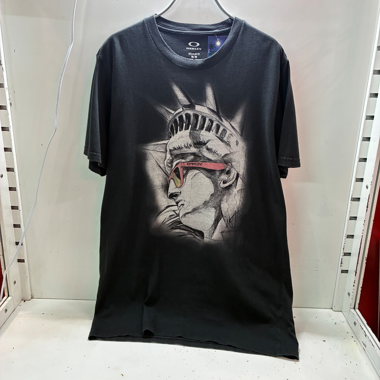 OAKLEY 自由の女神サングラスTシャツ オークリー アイウェア