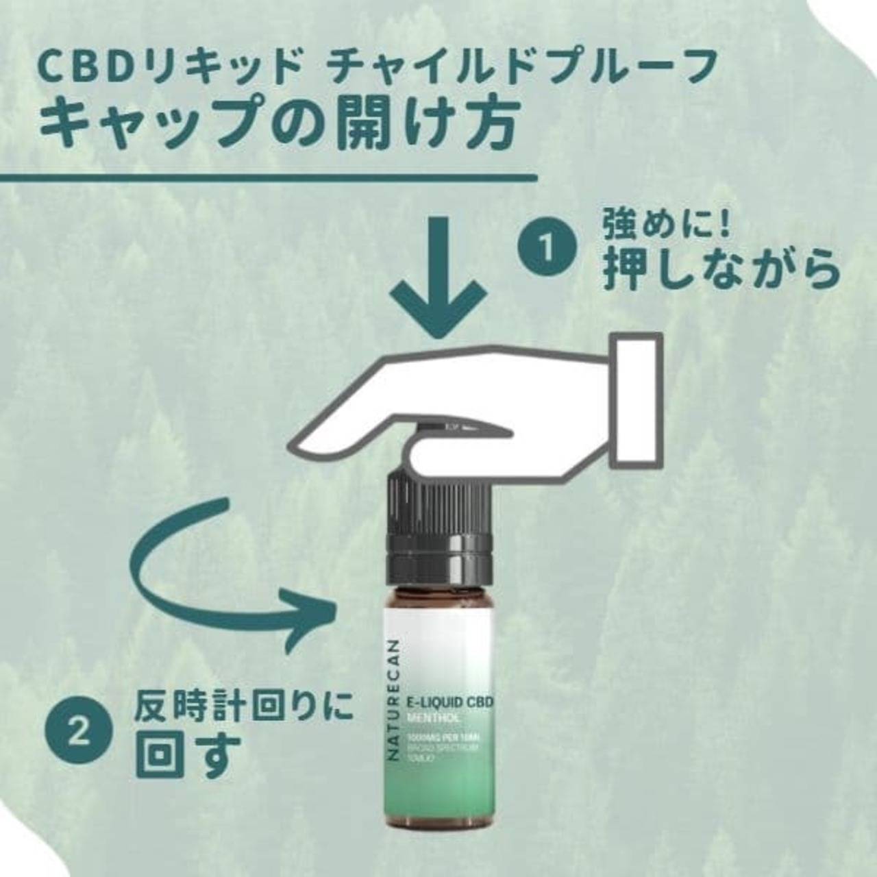 NATURECAN, CBDリキッド - 5% (10ml)