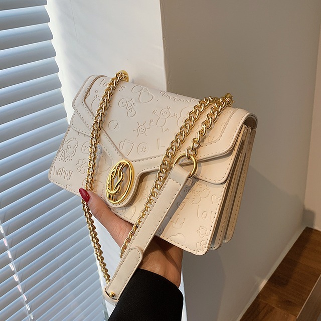 サマーレッドチェーン スタイル 夏物 スクウェア メッセンジャーバッグ Tiancai_Wing_Bag86232504634