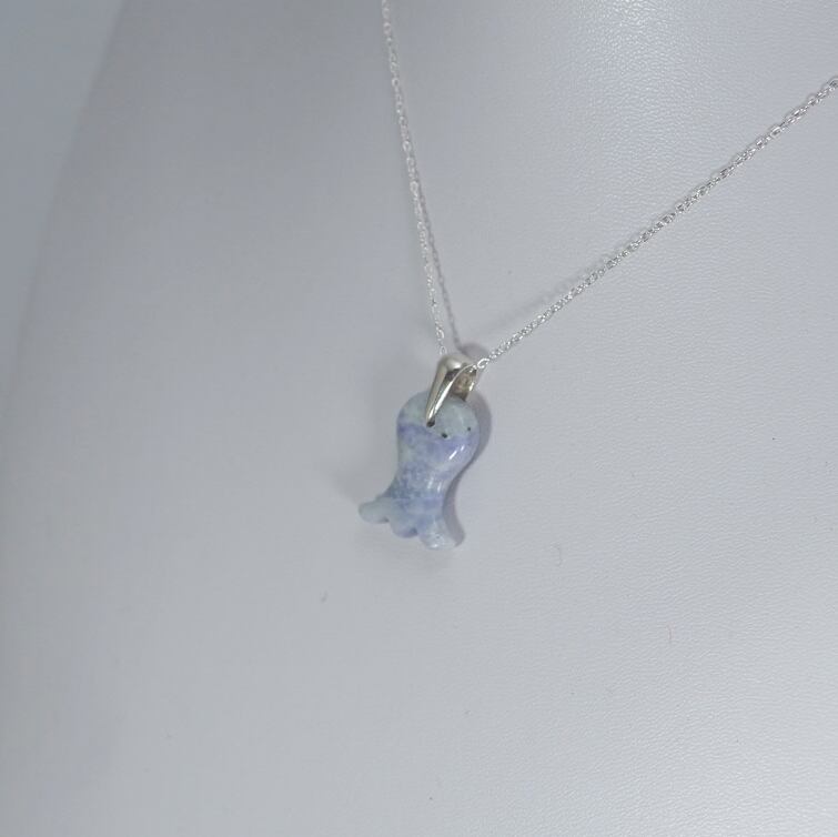 糸魚川翡翠 ラベンダー翡翠 すずらんペンダントトップ 3.0g lavender
