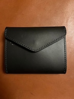 KLW Kyotani LeatherWorks LW-01-BLK Smart Wallet（ミニウォレット）革財布