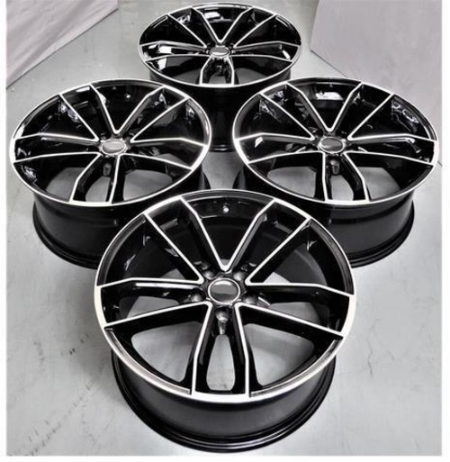 19インチ Black ホイール ( 4本セット ) アウディ A3 A4 S3 S4 RS3 RS4 A6 S6 RS6 A8 -DFO-1208 - 鍛造 ★