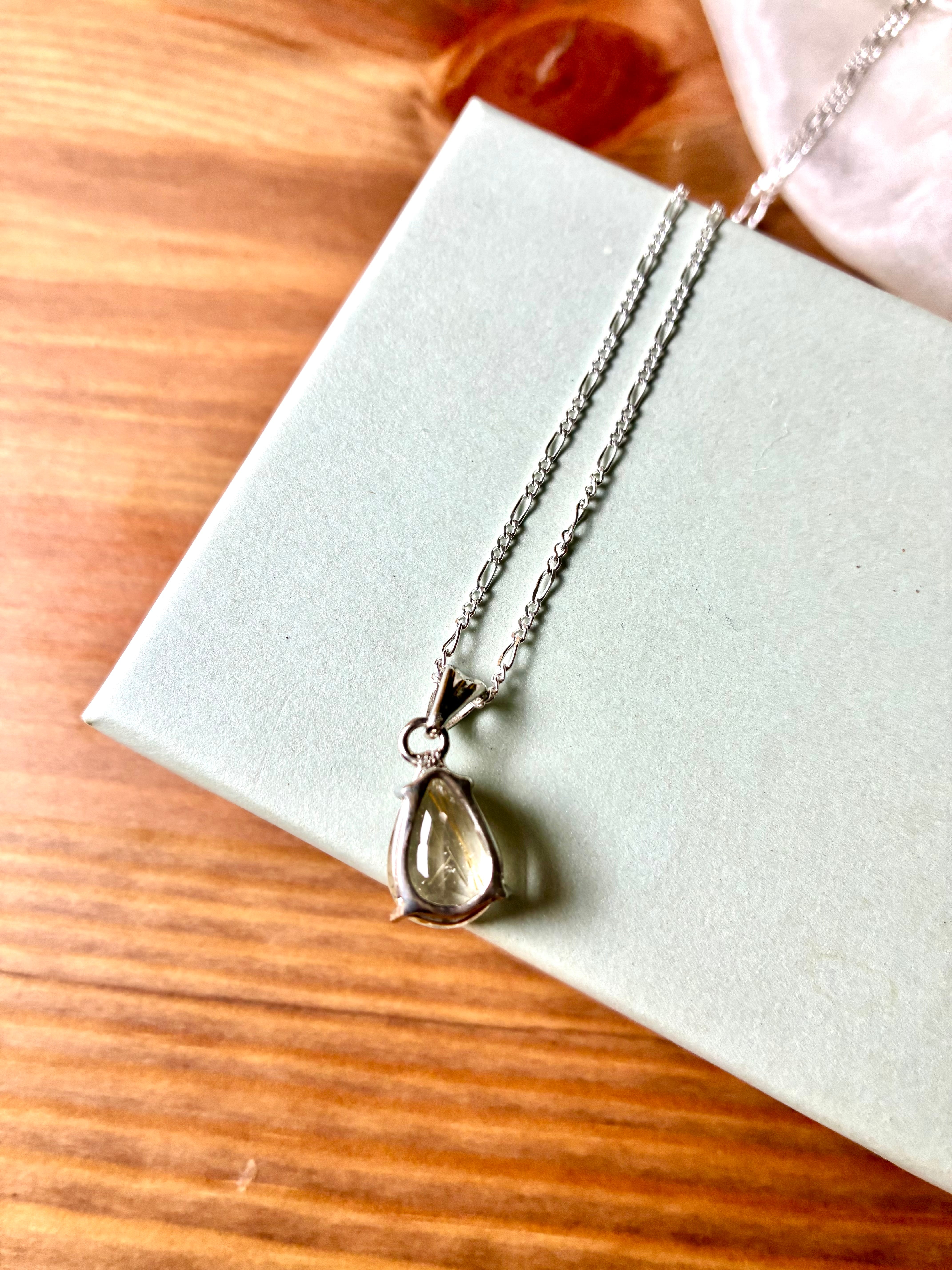 Rutile quarts〜幸運〜 necklace